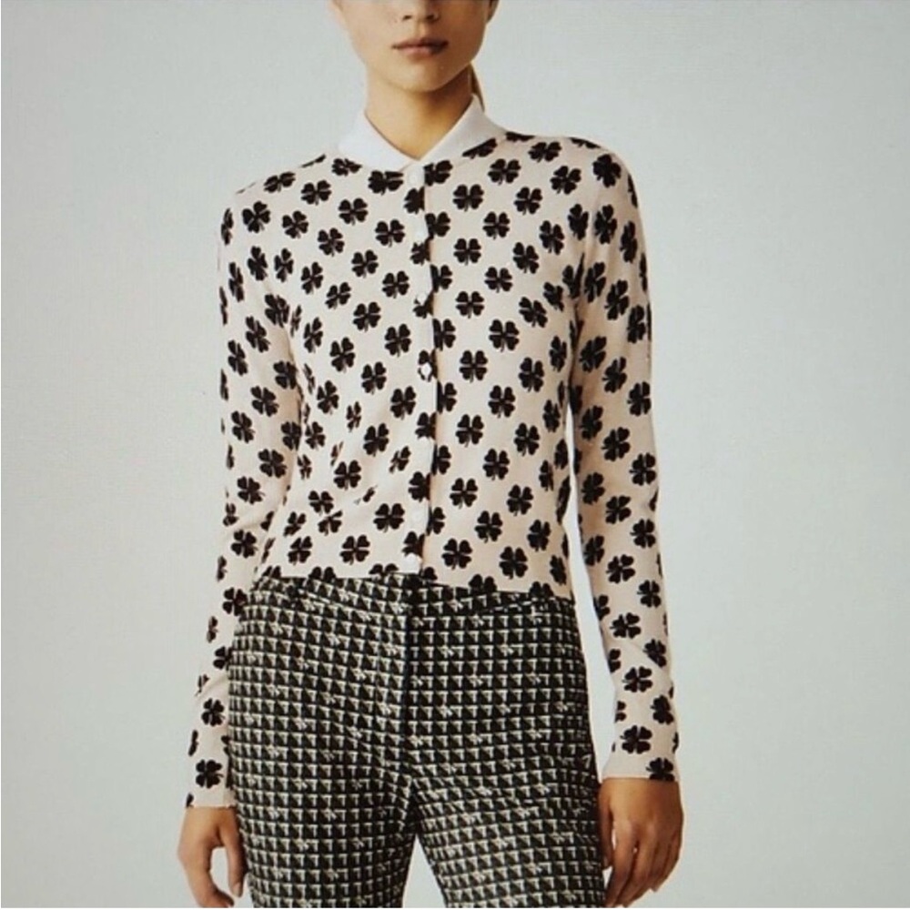 Tory Burch Sport Clover cardigan xs